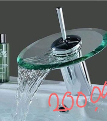 glass water tap